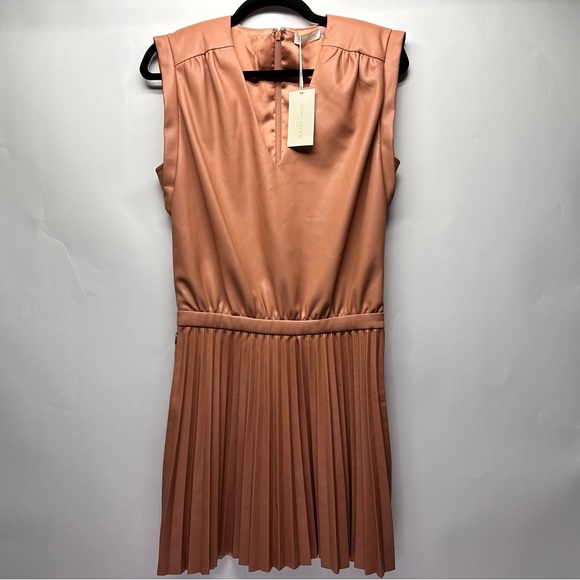 RAMY BROOK Womens Size 4 Effie Short Sleeveless Dress in Caramel $425 - Picture 3 of 13